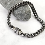 Vintage Style Men's Stainless Steel Chain Bracelet 6 Size