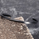 Men's Stainless Steel Cuban Cuff Bracelet Wristband