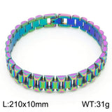10MM Stainless Steel Men's Bracelet Wristband Chain