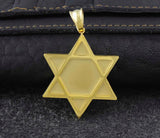 Stainless Steel Men's Never Fade Magen Star Pendant W05