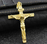 Men's Stainless Steel Jesus On The Cross Pendant