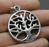 Stainless Steel Mens Tree of Life Titanium Pendant