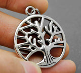 Stainless Steel Mens Tree of Life Titanium Pendant
