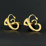 Newborn Symbol Tattoo Cufflinks for Men