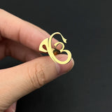Newborn Symbol Tattoo Cufflinks for Men