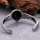 Gothic Lion Head Cuff Bracelet Stainless Steel