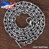Men's Stainless Steel Cable Chain Necklace Gift 9mm