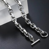 Men's Stainless Steel Cable Chain Necklace Gift 9mm