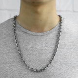 Men's Stainless Steel Cable Chain Necklace Gift 9mm