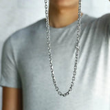 Men's Stainless Steel Cable Chain Necklace Gift 9mm