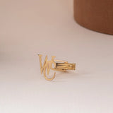 Personalized Name Cufflinks,Custom Initial Wedding Party Cufflinks