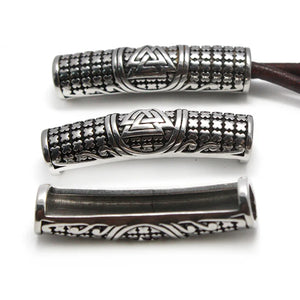 Stainless Steel Metal Tube Spacer Beads for Jewelry Making DIY