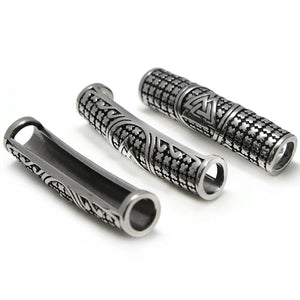 Stainless Steel Metal Tube Spacer Beads for Jewelry Making DIY