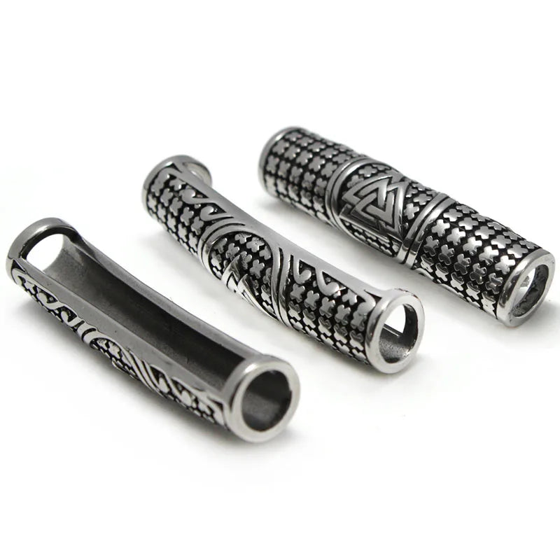 Stainless Steel Metal Tube Spacer Beads for Jewelry Making DIY