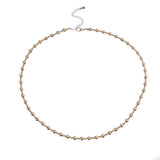 Stainless Steel Vacuum Plating Bead Chain Necklaces
