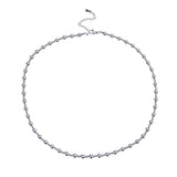 Stainless Steel Vacuum Plating Bead Chain Necklaces
