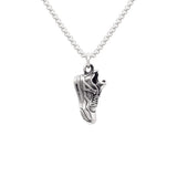 Stainless Steel Mini Basketball Shoe Necklace For Men Vintage Punk Pendant