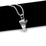Stainless Steel Mini Basketball Shoe Necklace For Men Vintage Punk Pendant