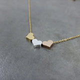 Stainless Steel Mini Heart Necklace Women's Jewelry