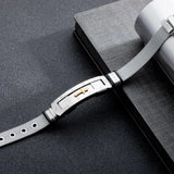 Stainless Steel Mesh Cross Bracelet Bangle Gift For Him