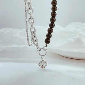 Minimalism Cuban Chain Zirconia Pendant Necklace