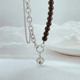 Minimalism Cuban Chain Zirconia Pendant Necklace