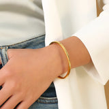 Stainless Steel Mirror Finish Bracelet for Women - Korean Jewelry