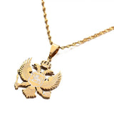 Stainless Steel Montenegro Pendant Necklace for Women Girls