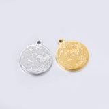 Moon Charm Pendant for Jewelry Making Gold/Silver Metal Charms 10pcs