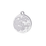 Moon Charm Pendant for Jewelry Making Gold/Silver Metal Charms 10pcs