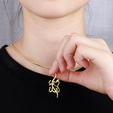 Personalized Islamic Allah Coran Chain Necklace for Women