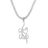 Personalized Islamic Allah Coran Chain Necklace for Women