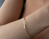 Stainless Steel Personalized Name Bracelet for Women, Name Jewelry