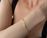 Stainless Steel Personalized Name Bracelet for Women, Name Jewelry
