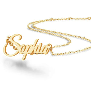 Stainless Steel Name Couple Necklaces Romantic Necklace