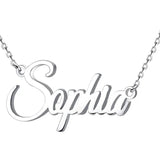 Stainless Steel Name Couple Necklaces Romantic Necklace