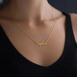 Stainless Steel Name Couple Necklaces Romantic Necklace