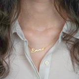Personalized Stainless Steel Name Necklace, Mothers Gift