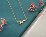 Stainless Steel Name Necklace for Women, Personalized Name Jewelry