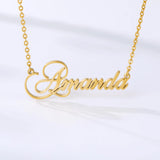 Custom Stainless Steel Name Necklace for Men Women