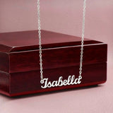 Stainless Steel Name Necklace, Personalized Jewelry for Women