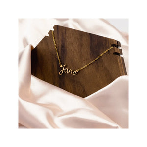 Stainless Steel Name Necklace, Personalized Jewelry for Women