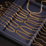 Heart Tassel Clavicle Chain Choker Necklace Zircon Pearl Pendant Jewelry