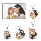 Personalized Stainless Steel Photo Pendant Necklace