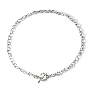 Minimalist Stainless Steel Choker Necklace for Women Vintage Jewelry