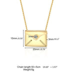 Stainless Steel Necklace I Love You Valentine Mother
