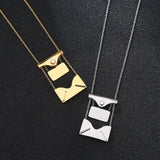 Stainless Steel Necklace I Love You Valentine Mother