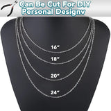 Stainless Steel Necklace Craft Chain Roll DIY Jewelry Making Supplies