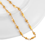 Stainless Steel Necklace Chain Round Jewelry