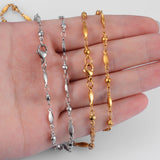 Stainless Steel Necklace Chain Round Jewelry